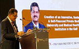 Thumbay Moideen delivers keynote address